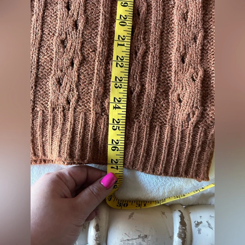 Haptics by holy harper woman sweater color brown size 1X - Picture 4 of 5